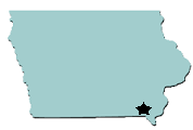 Map of Iowa